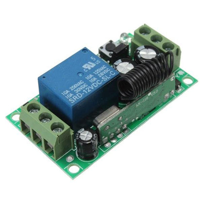 5Pcs Geekcreit DC 12V 10A Relay 1CH Channel Wireless RF Remote Control Switch