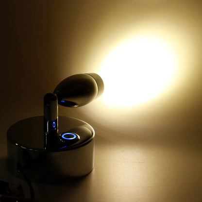 12V Dimming LED Reading Spot Light RV Boat Caravan Motorhome Bedside Wall Lamp