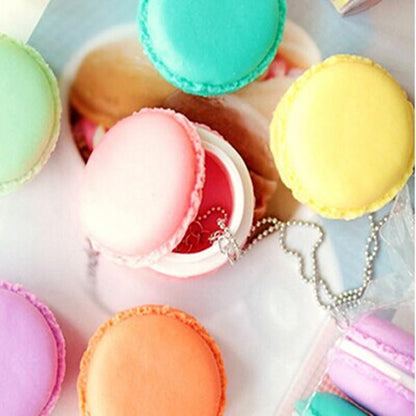 Cute Candy Color Macaron Mini  Birthday Gift Box Waterproof Storage Jewelry Rings Pill Box