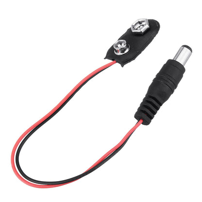 10pcs DC 9V Battery Button Power Plug Mega 2560 1280 UNO R3 132 9V Battery Buckle I Type