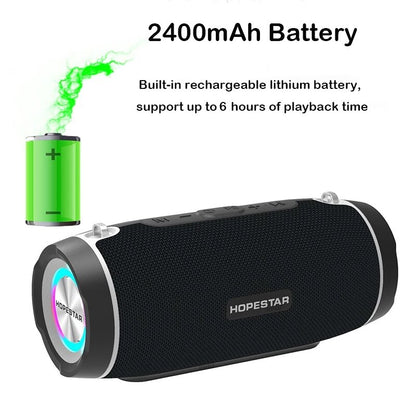 HOPESTAR H45 Party bluetooth Speaker 20W High Power Outdoor Waterproof With Strap super Subwoofer surround sound system
