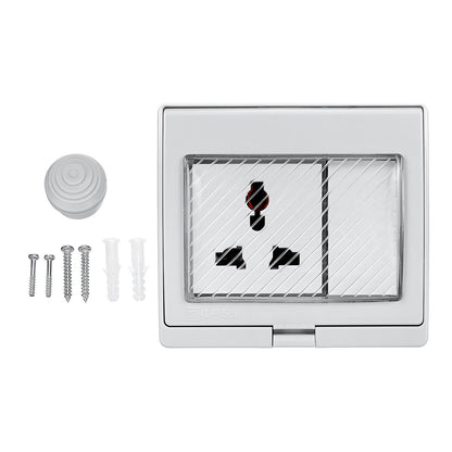 IP 55 Waterproof Socket Rainproof 86 Type Wall Socket Home Outdoor Wall-mounted Power Socket