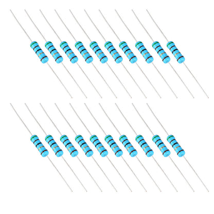 20pcs 2W 51R Metal Film Resistor Resistance 1% 51 ohm Resistor