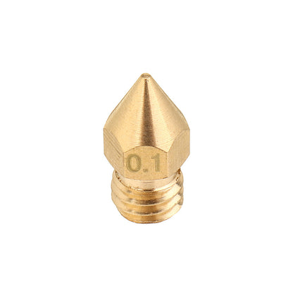 5PCS 1.75mm/0.1mm Copper Thread Extruder Nozzle For 3D Printer