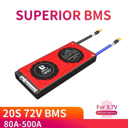 DALY BMS 20S 72V 80A 100A 120A 150A 500A Lithium Iron Battery BMS for Electric Vehicle Battery 88.2V with Balanced