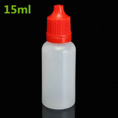 5-100ml Empty Plastic Dropper Bottles