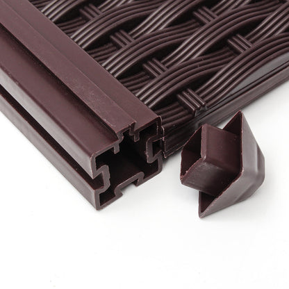 DIY Raised Garden Bed Planter Kit Flower Assembly Square Box Planting Grow Box 4 Side Panel w/ 4 Stakes
