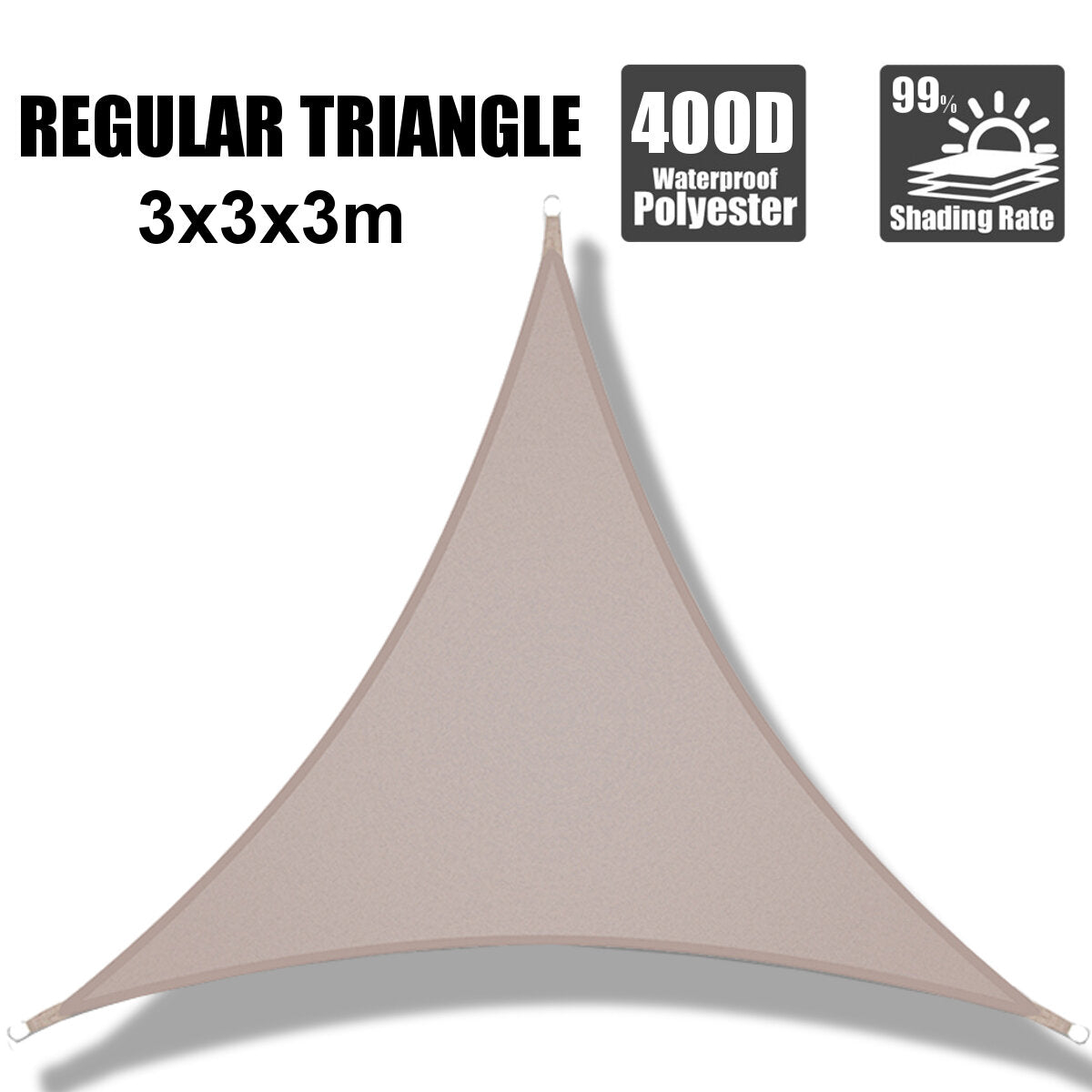 Folding Sun Shade UV Blocking Patio Canopy Cover Waterproof Swimming Pool Canopy Outdoor Garden Camping