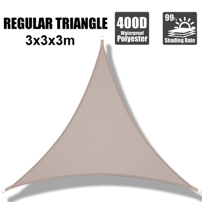 Folding Sun Shade UV Blocking Patio Canopy Cover Waterproof Swimming Pool Canopy Outdoor Garden Camping