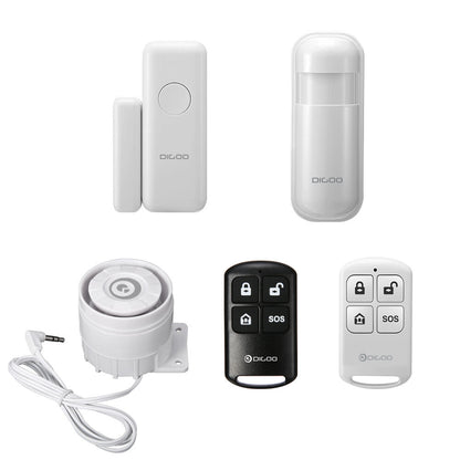 Digoo DG HOSA 433MHz Window Door Sensor PIR Sensor Wireless Remote Controller Alarm System
