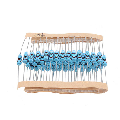 50pcs 1W 9.1KR Metal Film Resistor 1% 9.1K ohm Resistance