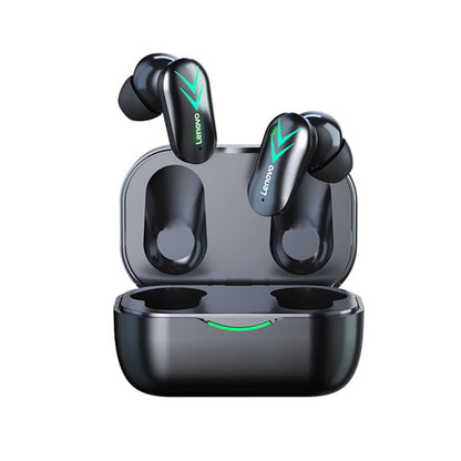 Lenovo XT82 TWS bluetooth 5.1 Earphone Gaming Headset Low Latency LED Power Display 13mm Large Driver Stereo Bass Earphone with Mic