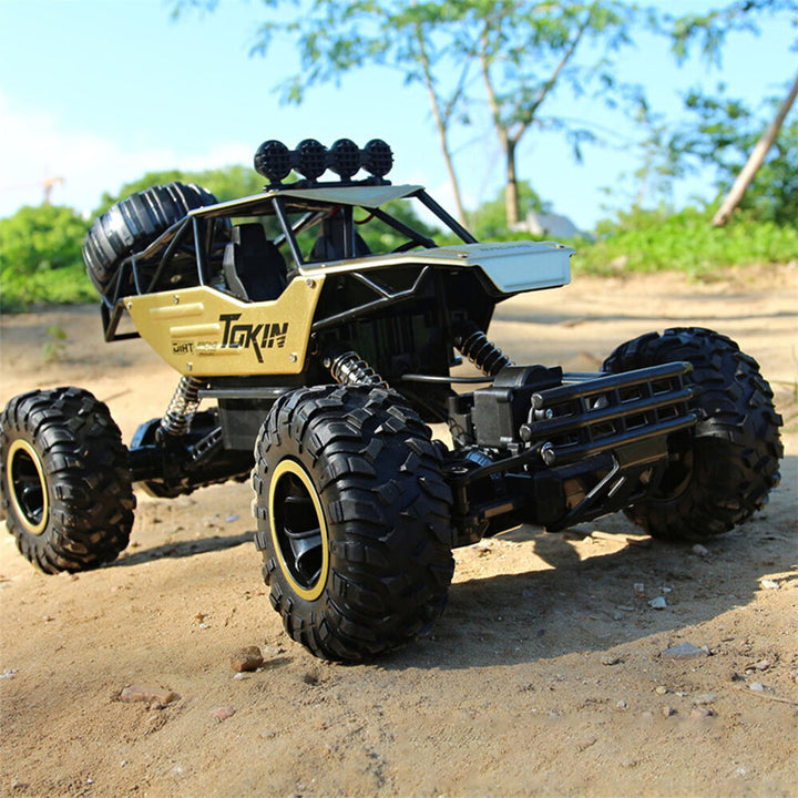 1/12 2.4G 4WD RC Electric Car w/ LED Light Monster Truck Off-Road Climbing Truck Vehicle Kids Children Toys
