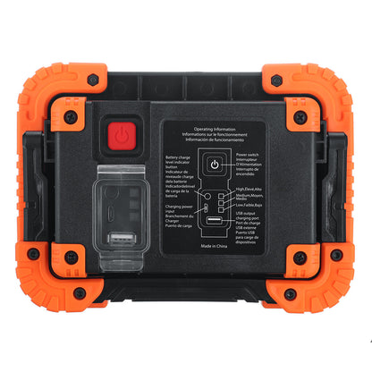 10W COB LED Floodlight Outdoor Camping Work Lamp Rechargeable Charging Light