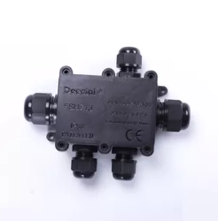 Deenlai 2P/3P/4P Small Plastic PC  IP68 Waterproof Electrical Junction Box 713 with Terminal