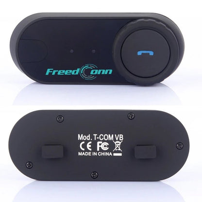 FreedConn Original T-COM VB Motorcycle BT bluetooth Helmet Intercom Multi Riders Interphone Headset with FM Radio Soft/Hard Mic