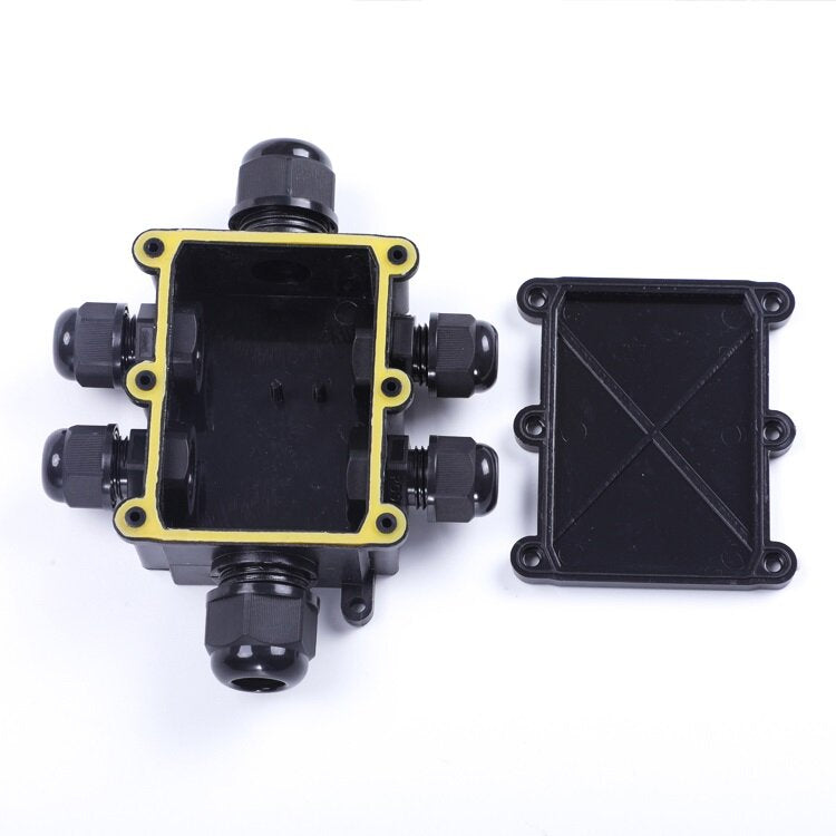 Deenlai 2P/3P/4P Small Plastic PC  IP68 Waterproof Electrical Junction Box 713 with Terminal