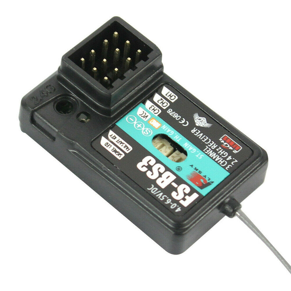 Flysky FS-BS3 Receiver with Stabilization System for FS-GT2 FS-GT2B FS-GT3B RC Transmitter