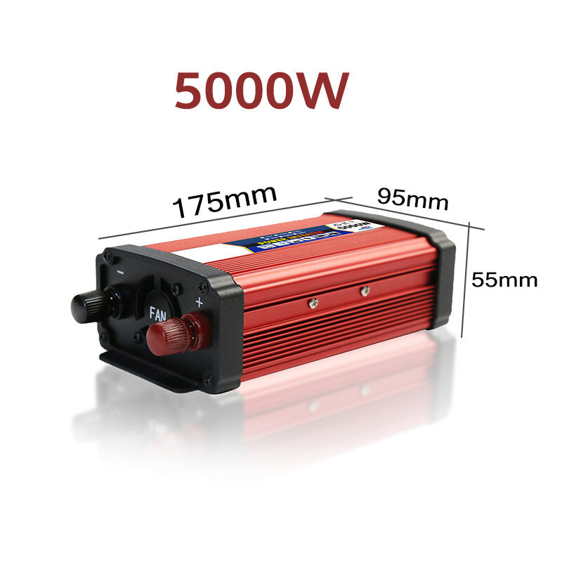 4000/5000/6000W Modified Sine Wave Solar Power Inverter 12/24V DC to 220V AC Voltage Converter