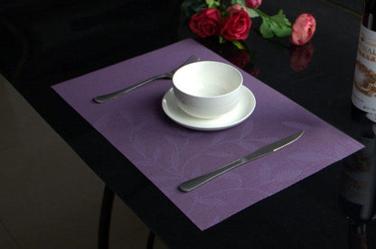 Washable Placemat for Dining Table Creative Heat Insulation Stain Resistant Anti-skid Eat Mats