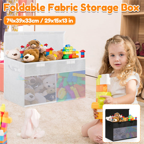 Three-ply Non-Woven Fabric Visualization Toy Box Lightweight Foldable Odorless Storage Box