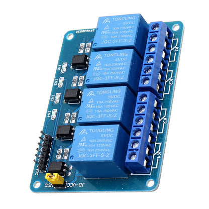 Geekcreit 5V 4 Channel Relay Module For PIC ARM DSP AVR MSP430 Geekcreit for Arduino - products that work with official Arduino boards