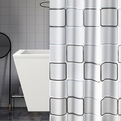 240x200CM Big Cube Shower Curtain Waterproof Mildewproof Easy to Clean Shower Curtain