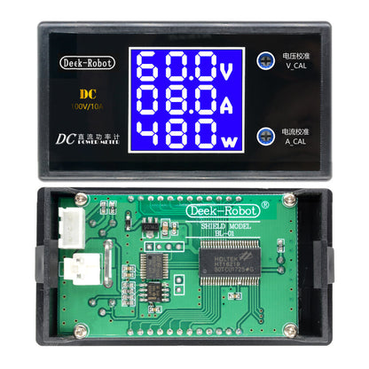 2pcs Digital DC 0-100V 0-10A 250W Tester DC7-12V LCD Digital Display Voltage Current Power Meter Voltmeter Ammeter Amp Geekcreit for Arduino - products that work with official for Arduino boards