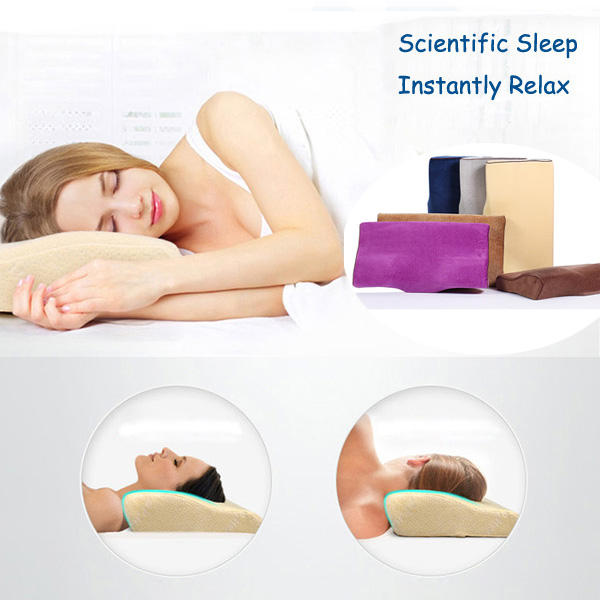 Slow Rebound Butterfly Memory Foam Pillow Head Rest Anit-Snoring Neck Pillow Car Office Home Cushion