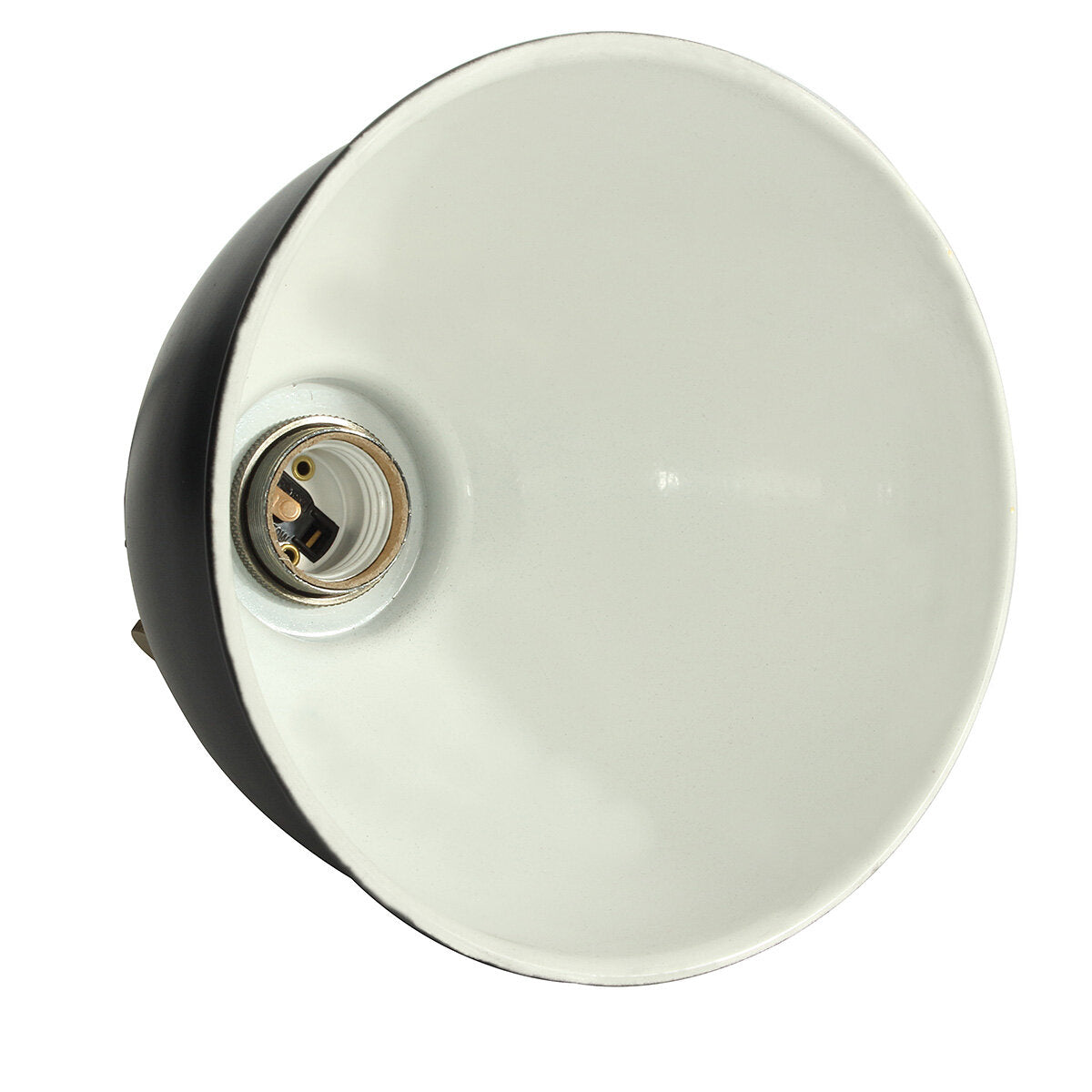 Elfeland Cafe Style Retro Ceiling Light Pendant Metal Shade-Modern Rustic Industrial Vintage Look-E27 Socket Height-adjustable Lampshade-for Loft Bar Cafe Light Ceiling Lamp Shade