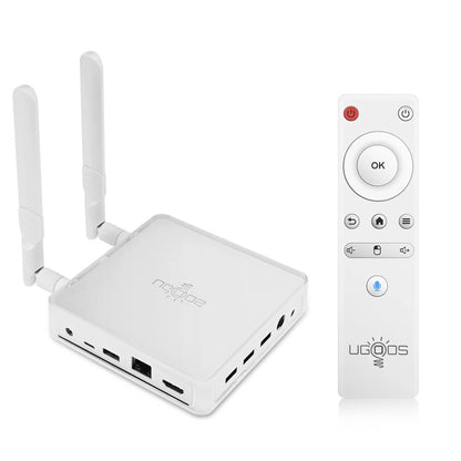 UGOOS AM7 Amlogic S905X4 Android 11 Smart TV BOX DDR4 4GB RAM 32GB ROM WiFi 6 4K HD Support AV1 CEC HDR 1000M Bluetooth 5.0
