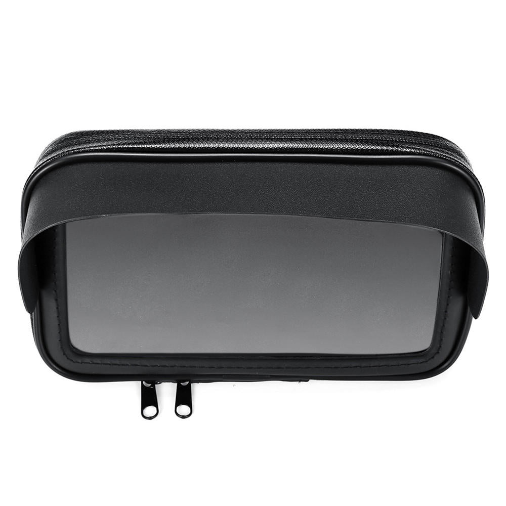 4.7'' Waterproof Sun Shade Anti-UV Cellphone GPS Holder Motorcycle Mount Case Bag