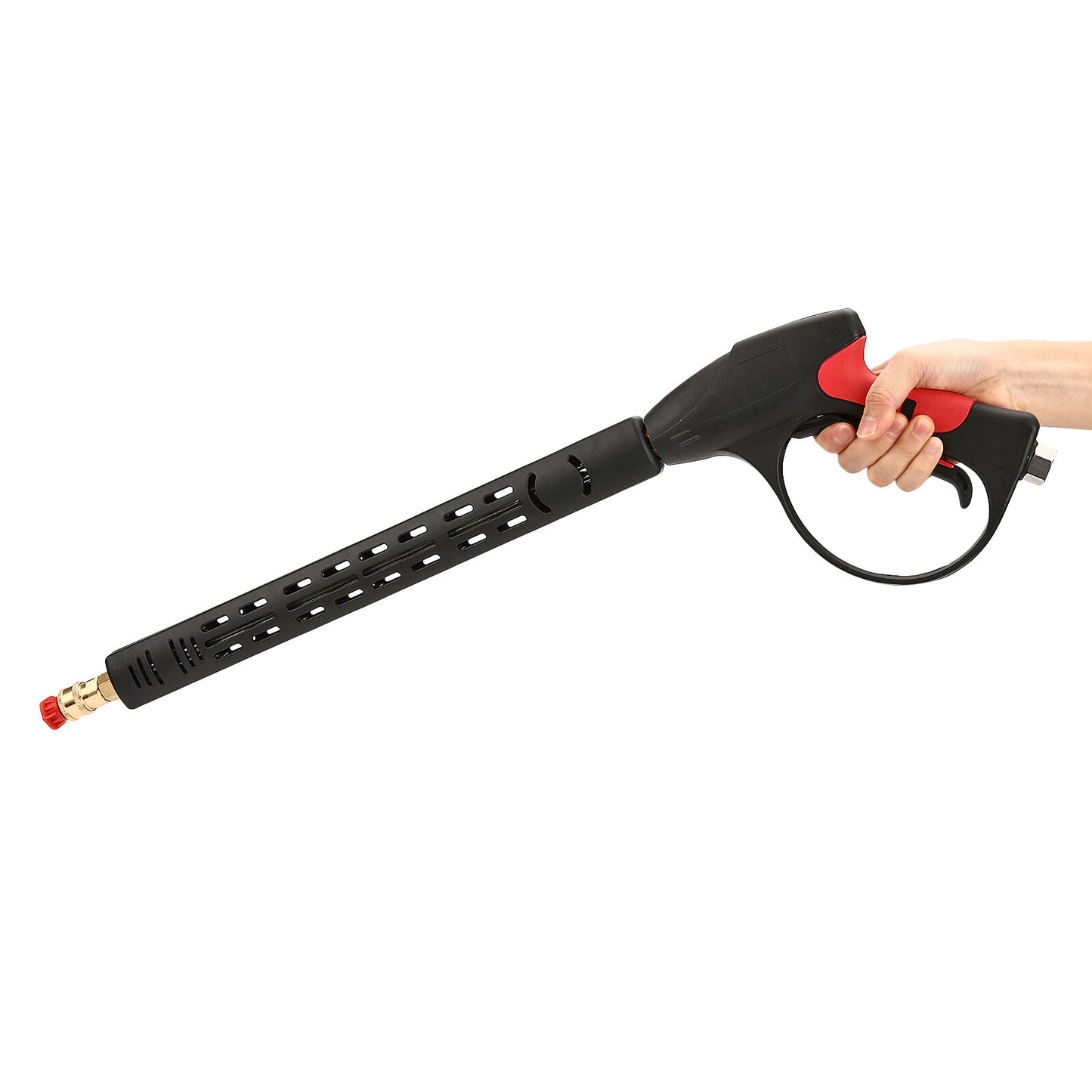 MATCC Pressure Washer Guun 4000PSI High Power Washer Guun with Replacement Extension Wand 1/4'' Quick Connect, M22-14/15 and 3/8'' Fitting Adapters, 5 Pressure Washer Nozzle Tips, 40 Inch