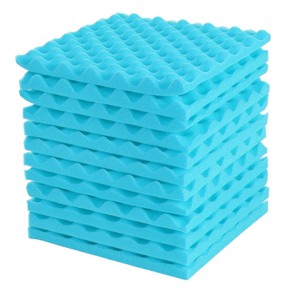 12Pcs Acoustic Soundproofing Studio Foam Tiles Sound-Proof Foam Tile Acoustic Studio Wedge Board Set
