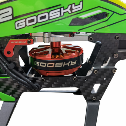 GOOSKY S2 6CH 3D Aerobatic Dual Brushless Direct Drive Motor RC Helicopter RTF with GTS Flight Control System