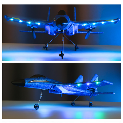 4DRC G6 2.4GHz 2CH 260mm Wingspan EPP RC Airplane Glider Fighter RTF With LED Light for Beginner