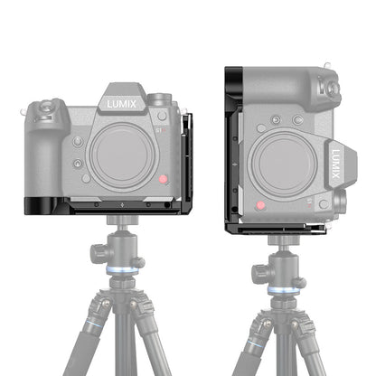 SmallRig 2655 S1H L-Bracket L Plate for Panasonic S1H Arca-Swiss Standard L-Shaped Plate Quick Release Tripod Mounting Bracket