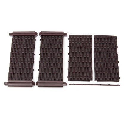 DIY Raised Garden Bed Planter Kit Flower Assembly Square Box Planting Grow Box 4 Side Panel w/ 4 Stakes