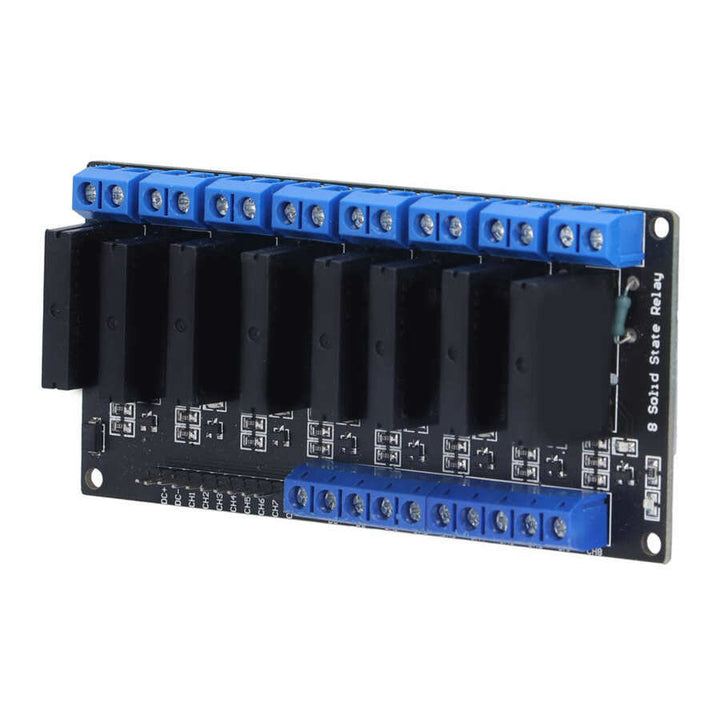 5V Relay 8 Channel SSR Low Level Solid State Relay Module 250V 2A with Fuse