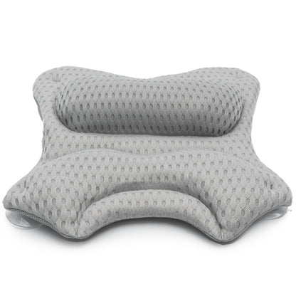 Essort Bath Pillow Spa Neck Back Support Bathtub Tub 3D Mesh Cushions Suction Cups