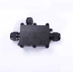 Deenlai 2P/3P/4P Small Plastic PC  IP68 Waterproof Electrical Junction Box 713 with Terminal