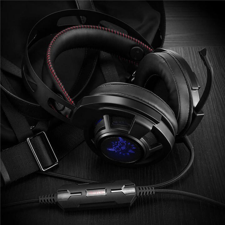 ONIKUMA M190 PS4 Gaming Headset Over-ear Stereo Bass Headphone with Noise Isolation Mic for PS4 XBox One PC Mobile Phones