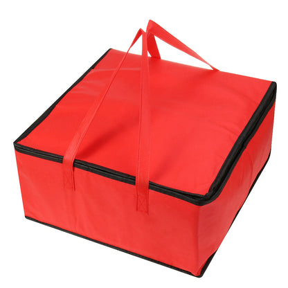 16" Insulated Bag Cooler Bag Insulation Folding BBQ Picnic Portable Ice Pack Food Thermal Bag Food Delivery Bag Pizza Camping Bag