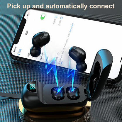 Bakeey JS25 TWS bluetooth 5.0 Wireless Earphones Earbuds Stereo In-ear HIFI Headsets with LED Display Mic Touch Key