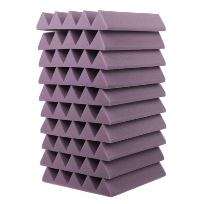 10Pcs Acoustic Foam Panels Acoustic Panels Studio Soundproof Foam Padding