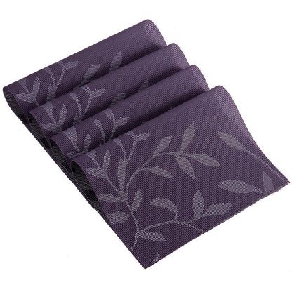 Washable Placemat for Dining Table Creative Heat Insulation Stain Resistant Anti-skid Eat Mats