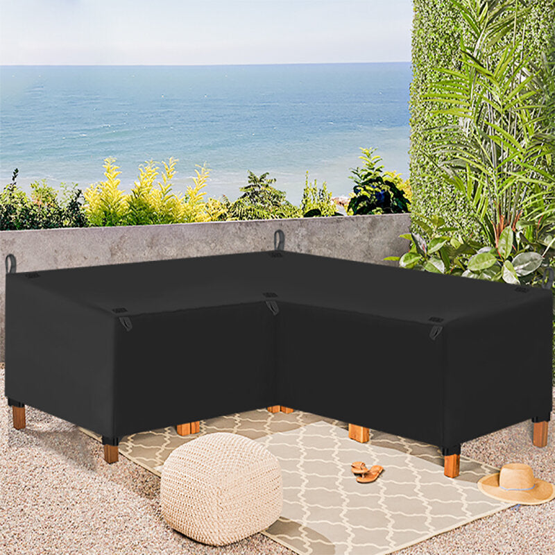 KING DO WAY Waterproof Patio Sofa Cover UV-resistant Snow Protection Tear-resistant Sofa Cover