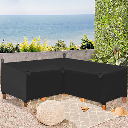 KING DO WAY Waterproof Patio Sofa Cover UV-resistant Snow Protection Tear-resistant Sofa Cover