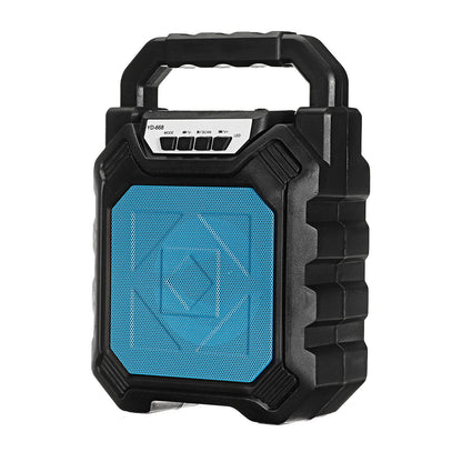Portable Outdoor LED Wireless Bluetooth Speaker Rechargeable Stereo Radio with Microphone Music Player