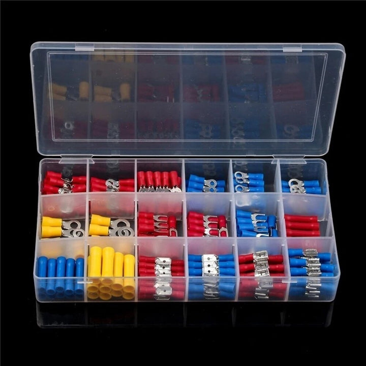 480/300/280Pcs Assorted Spade Terminals Insulated Cable Connector Electrical Wire Crimp Butt Ring Fork Set Ring Lugs Rolled Kit
